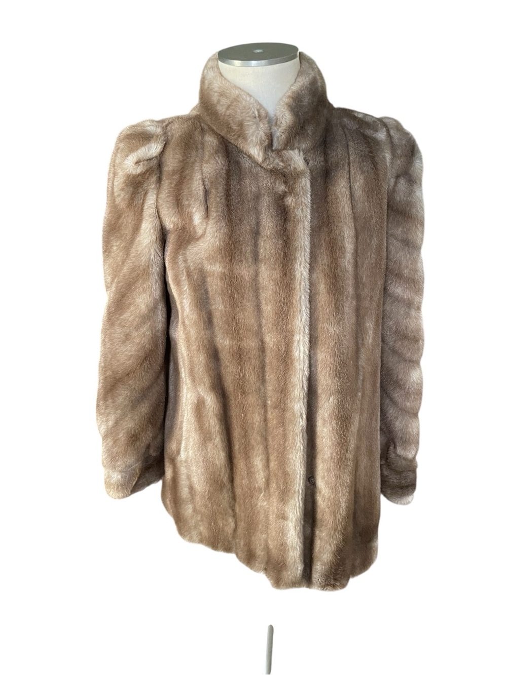 Vintage Faux Fur Coat Hillmoor New York Union Made